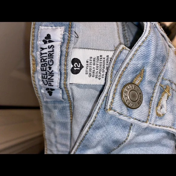 Girls Jean Shorts - Picture 3 of 3